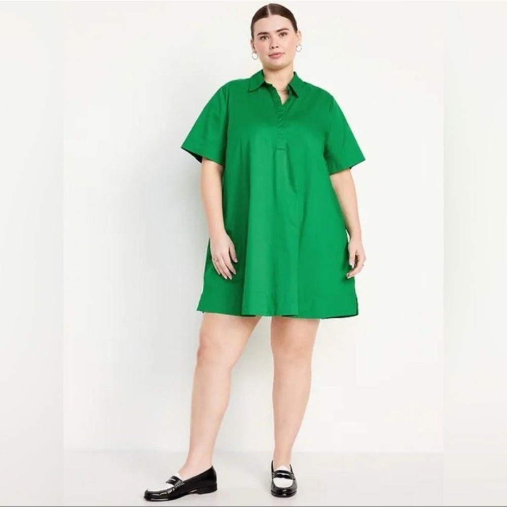 Green Short Sleeve Dress Old Navy